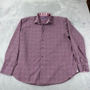 Robert Graham Button Up Long Sleeve Shirt Men's XL